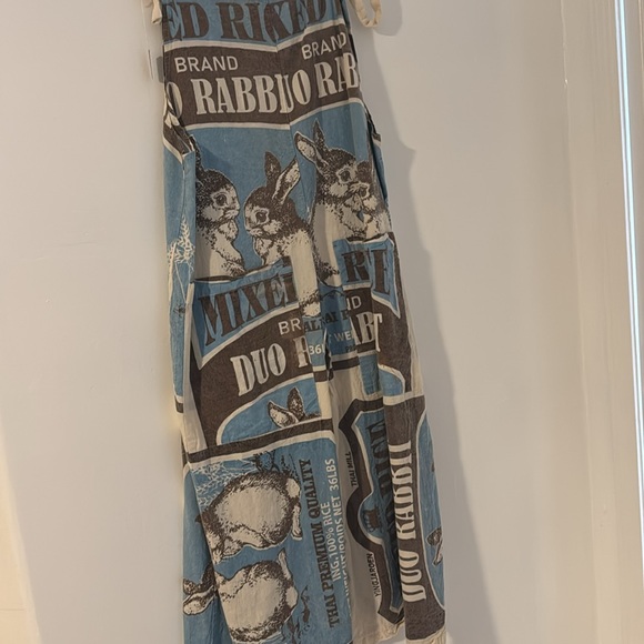 #Boho Overalls in Bunny vintage inspired print - Picture 13 of 13